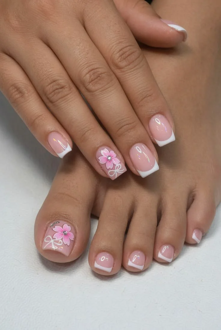 Manicure and pedicure Aura Combo treatment